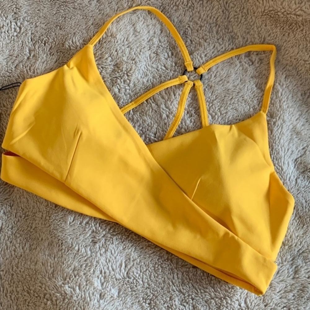 Lovewave Brittany Yellow Sports Bra - Picture 3 of 6